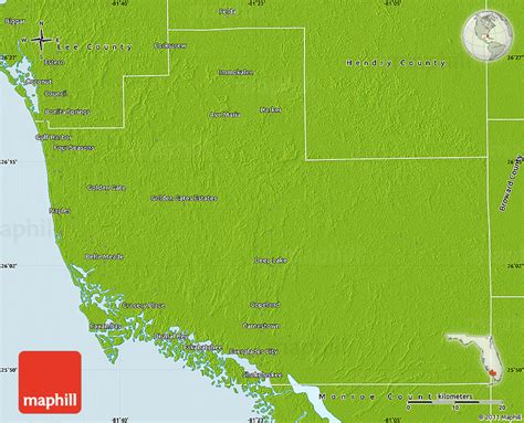 Map Of Collier County Florida World Maps