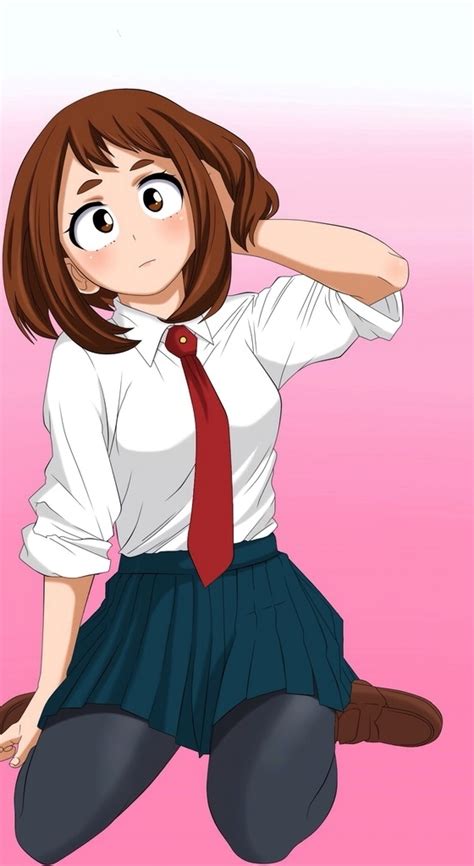 Uraraka Ochako Boku No Hero Academia Animated Animated Third Cloud Hot Girl