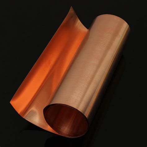 999 Pure Copper Cu Metal Sheet Foil 01 X 200 X 1000 Mm Us835
