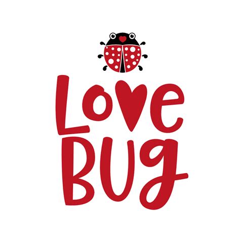 Love Bug Valentines Day Free Svg File Svg Heart