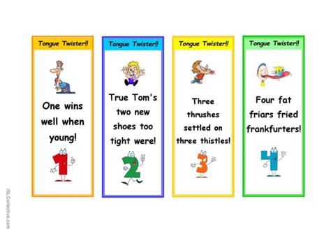 Tongue Twister A2 Level Tongu English Esl Worksheets Pdf And Doc