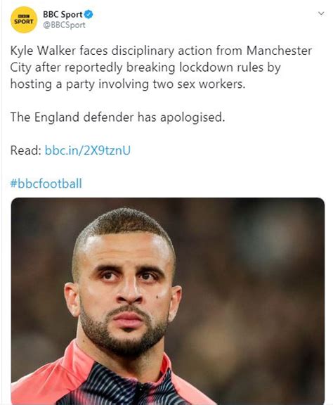 Kyle Walker Manchester City Defender Faces Investigation Over Lockdown Breach European