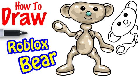 How To Draw Roblox Bear Alpha