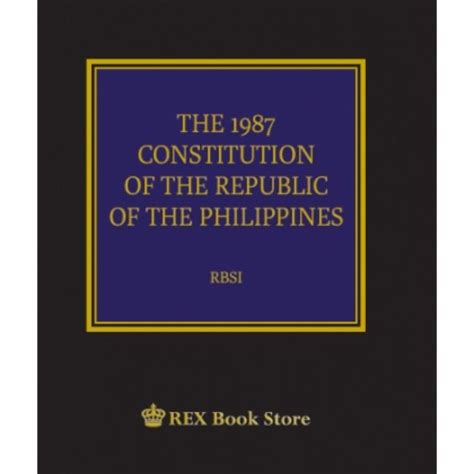 The 1987 Constitution Of The Republic Of The Philippines Codal