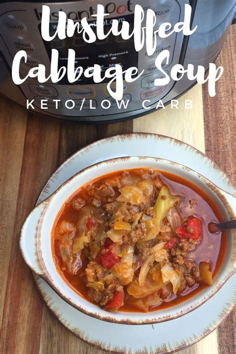 Keto Unstuffed Cabbage Soup Simple Recipe