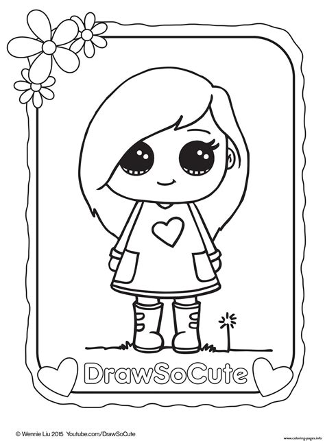 Of cute kawaii animals coloring pages are a fun way for kids of all ages to develop creativity, focus, motor skills and color recognition. Sophie Draw So Cute Coloring Pages Printable - Coloring ...