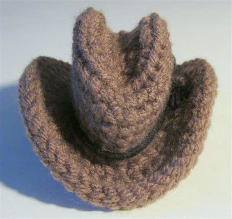 Mini Cowboy Hat Pdf Crochet Pattern Instant Download Etsy Canada