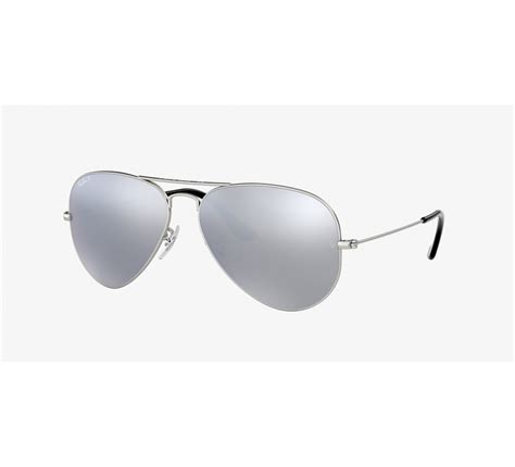 Ray Ban Rb3025 Aviator Mirror Sunglasses 58mm Silver Tone Silver