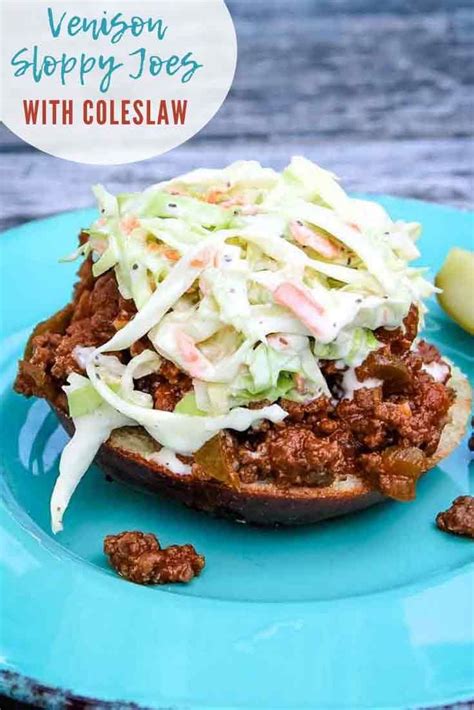 This method gives two ground venison which makes this an excellent option to extend a supply of meat. Homemade Venison Sloppy Joes | Recipe | Venison recipes ...