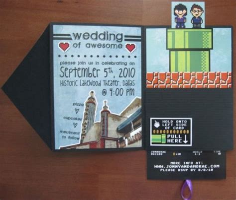 Geeky Wedding Invitations 19 Pics