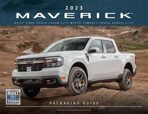 2023 Ford Maverick Order Guide 2023 Calendar