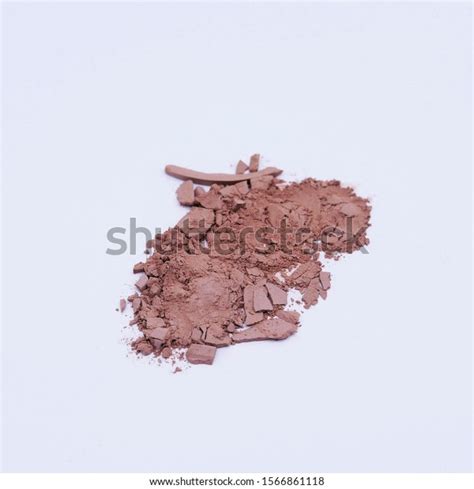 Face Powder Stroke Isolate On White Stock Photo 1566861118 Shutterstock