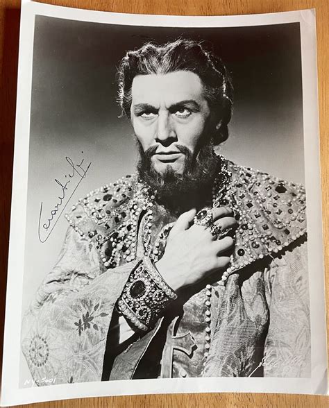 Italian Opera Singer Cesare Siepi Autographed Photo Boris Godunov Ebay