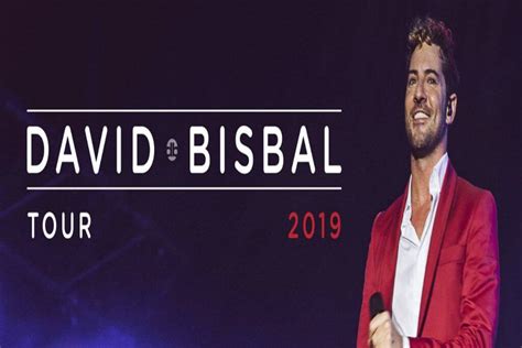 David Bisbal Regresa A Bilbao Con Su Tour 2019