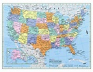 UNITED STATES Wall Map USA Poster Large Print - Etsy