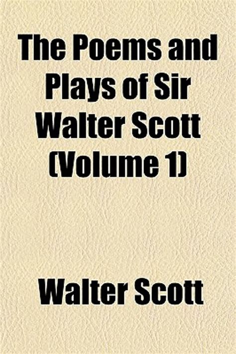 Bol Com The Poems And Plays Of Sir Walter Scott Volume Sir Walter Scott