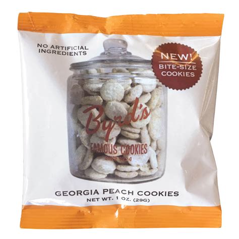 Georgia Peach Cookie Byrd Cookie Company Savannah Ga