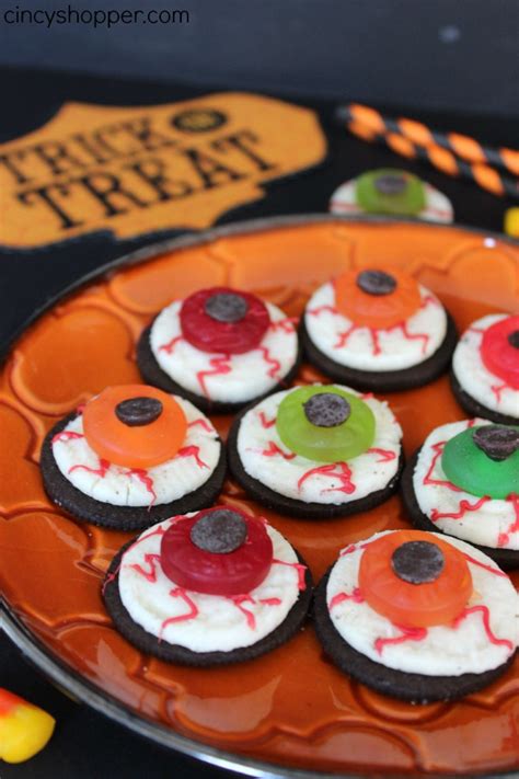 Color of the cookies & oreo flavor can be customized! Oreo Eyeballs Halloween Treats - CincyShopper