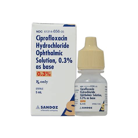Ciprofloxacin 03 Ophthalmic Solution 5ml Antibioticssteroids