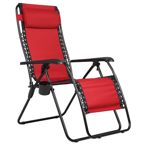 Shop our selection to find the perfect lawn chair for maximum backyard enjoyment! PORTAL Zero Gravity Recliner Lounge Chair, Folding Patio ...