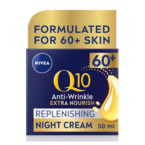 Nivea Q10 Power Anti Wrinkle Replenishing 60 Night Cream Morrisons