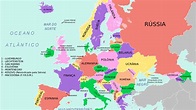 Países da Europa: conheça todas as capitais, mapa e curiosidades | Já ...