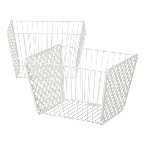 Mainstays Large Designer Sheet Metal Cutout Basket 2 Pack Multiple