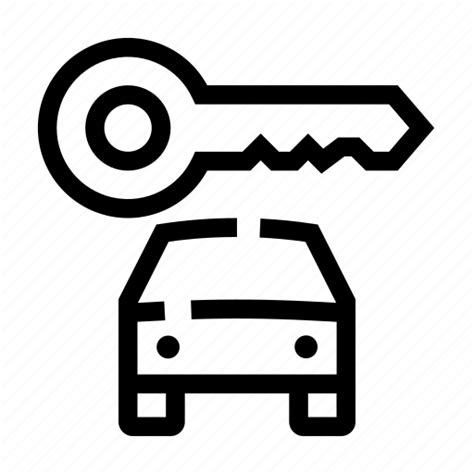Car Key Lease Rent Icon Download On Iconfinder