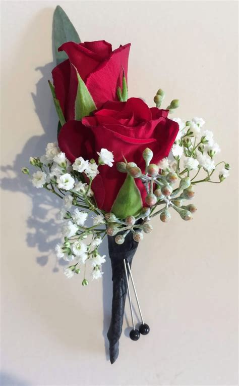 Red Rose Boutonniere In Gibbstown Nj