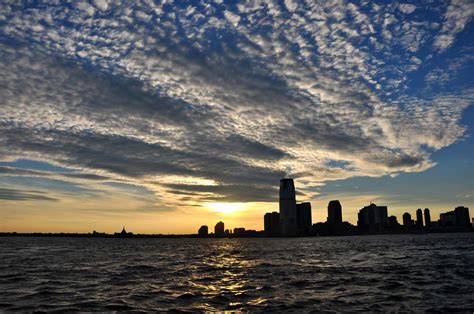 Jersey City Skyline At Sunset Sgoodyear Flickr