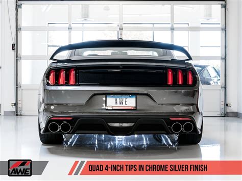 2015 2017 Mustang Gt Awe Quad Tip Exhaust