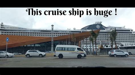Msc Orchestra Cruise Ship At The Kwazulu Cruise Terminal Kct 0402