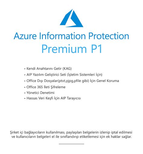 Atm Bulut Market Azure Information Protection Premium P1microsoft
