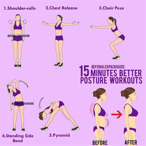 15 MINUTES BETTER POSTURE WORKOUTS 1 Shoulder Rolls Stand Or Sit In