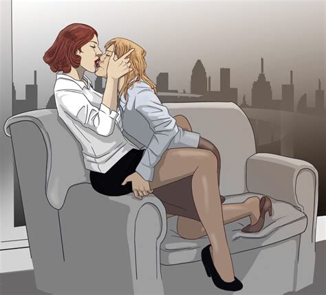 Peppernat Kissing In The Office Fanart By Sollertia Amatoria