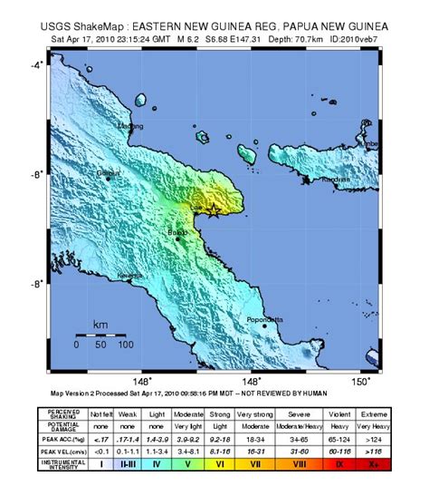 2010 April 18 Papua New Guinea Earthquakes Wiki Fandom
