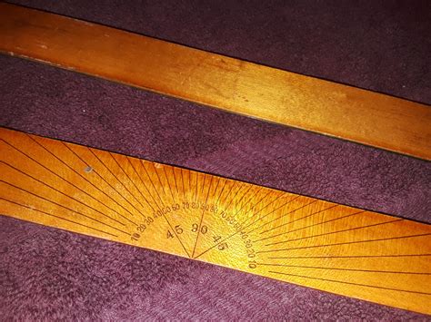 Two Old Wooden Rulers Collectors Weekly
