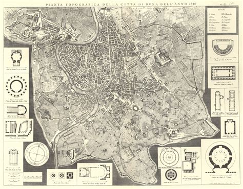 Roma Nel 1818 Geoportale Cartografico Città Metropolitana Di Roma