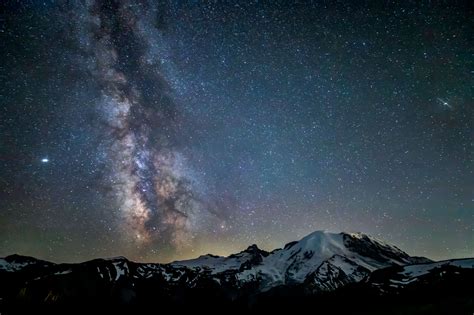 Mt Rainier From Sunrise Andy Porter Images