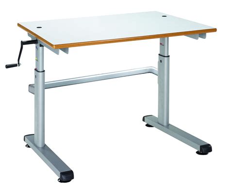 Height Adjustable Crank Handle Classroom Table Cds Furniture Limited
