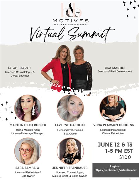 Motives Beauty And Business Virtual Summit Line Up