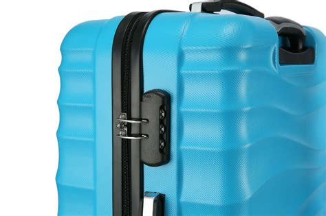 New Abs Hard Shell Cabin Suitcase Case 4 Wheels Luggage Lightweight 20