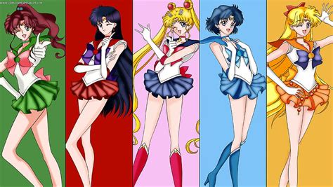 Sailor Moon Ami Mizuno Makoto Kino Minako Aino Rei Hino Usagi Tsukino Hd Wallpaper Peakpx