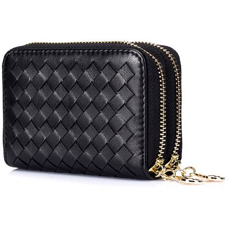 These multiple credit card wallets have been tried and tested with many positive reviews around them. Ayli_AsYouLikeIt - Women's RFID Blocking Genuine Braided Top Grain Leather Secure Credit Card ...