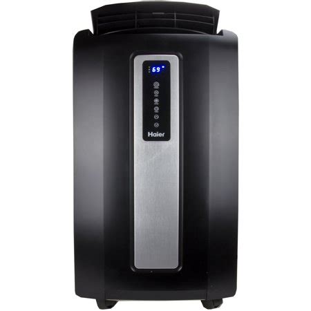 This haier 13,500 btu portable air conditioner with remote and electronic controls features include 3 cooling speeds and 3 fan speeds and an a 1 year old portable air conditioner haier 10000 btu. Haier 12,000 BTU Portable Air Conditioner Black w/ Remote ...