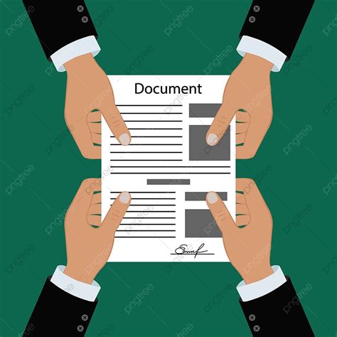 Gambar Tangan Menyimpan Dokumen Pria Birokrasi Kontrak Png Dan