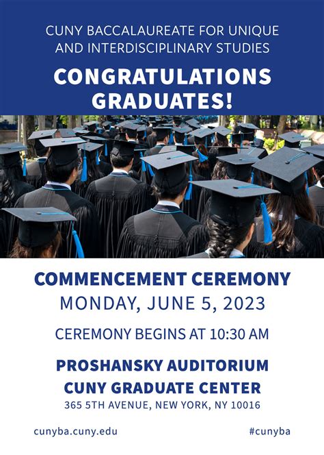 2023 Commencement Ceremony Cuny Ba
