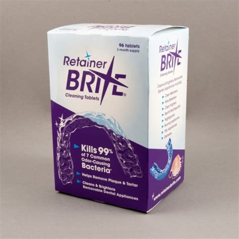 R Rb96 Retainer Brite 96 Tablet Box