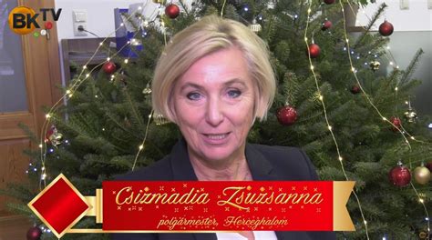 Csizmadia Zsuzsanna Áldott Karácsonyi ünnepeket Buda és Környéki
