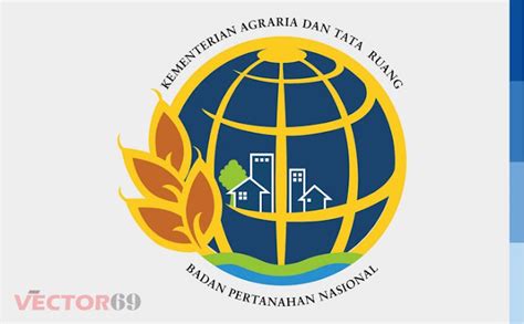 Logo Kementerian Agraria Dan Tata Ruang Atr Bpn Eps Download Free